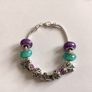 New Sterling charm bracelet from Rio Grand with charms